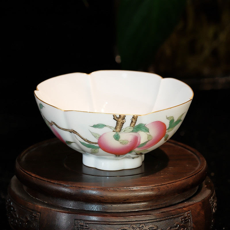 2680元 寿桃葵口杯